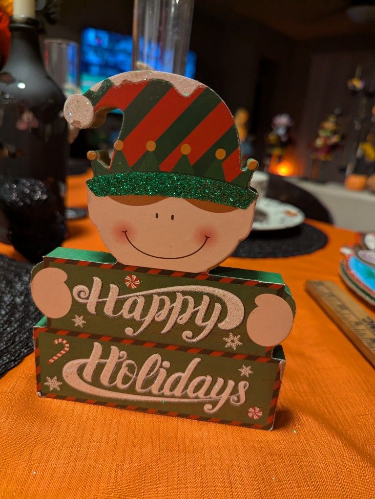 Happy Holiday Christmas Sign