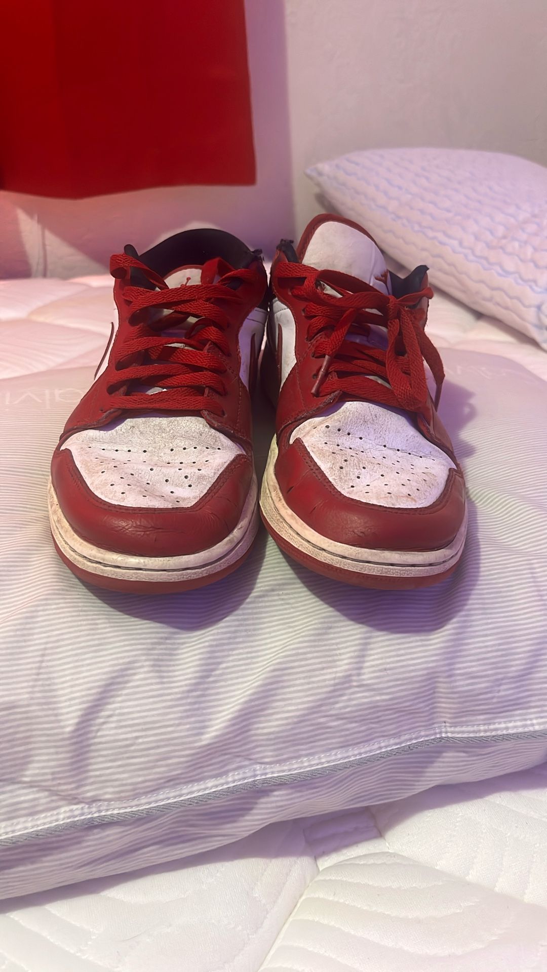 Jordan Red White And Black Lows