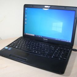 Toshiba 16 Inch Laptop Intel Duo Core 4 GB RAM 500 GB HD DVDRW Webcam Wi-Fi Windows 10 64 Bit