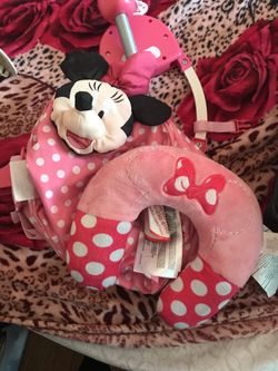 Door bouncer And neck pillow for car seat