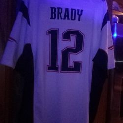 Superbowl #52 New England Patriots  #12 Tom Brady Official Superbowl Jersey