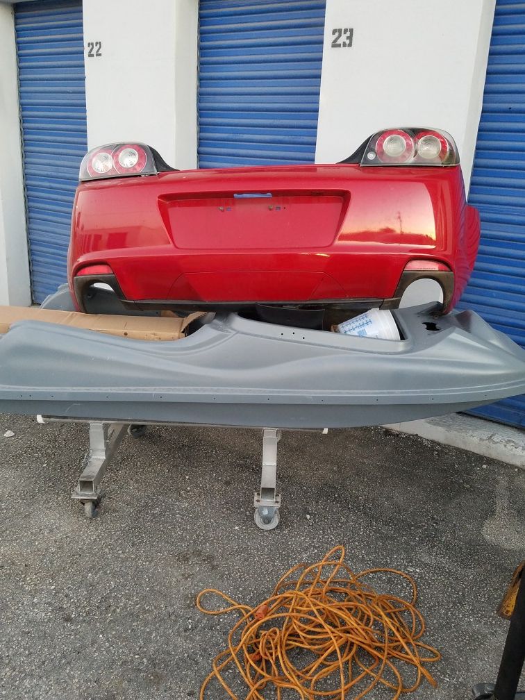 Mazda rx8 re rear bumper with rear tail lights