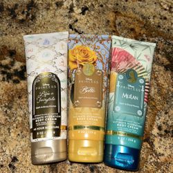 Bath & Body Works Disney Princess Body Creams X3 