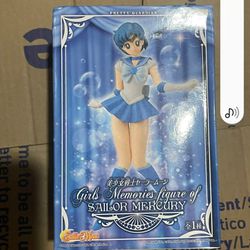 Sale!!!! Pretty Guardian Sailor Moon Girls Memory Sailor Mercury Figure Banpresto Japan New Nrmnt Pkg 
