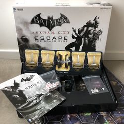 Batman Arkham City Escape Board Game 100% Complete Cryptozoic 2013