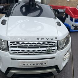 White Range Rover Car For Kids 