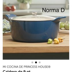 Olla De 9 Qts De Hierro Forjado Nueva En Su Caja 🌺 Princess House 🌺