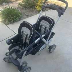 Chico Cortina Together Double Stroller