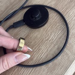 Oura Ring Gen3 Heritage Gold Size 9 with Charger