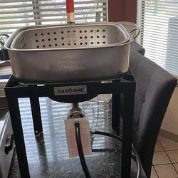 Propane, Deep Fryer With Pot And Tray