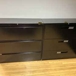 Global Industrial 3-Drawer Lateral Filing Cabinets