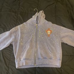 Vale forever Sea Cluster Zip up Light Blue