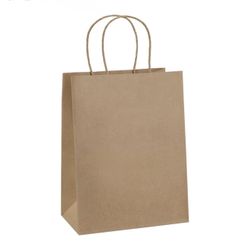 Brown Paper Gift Bags - 100 Count