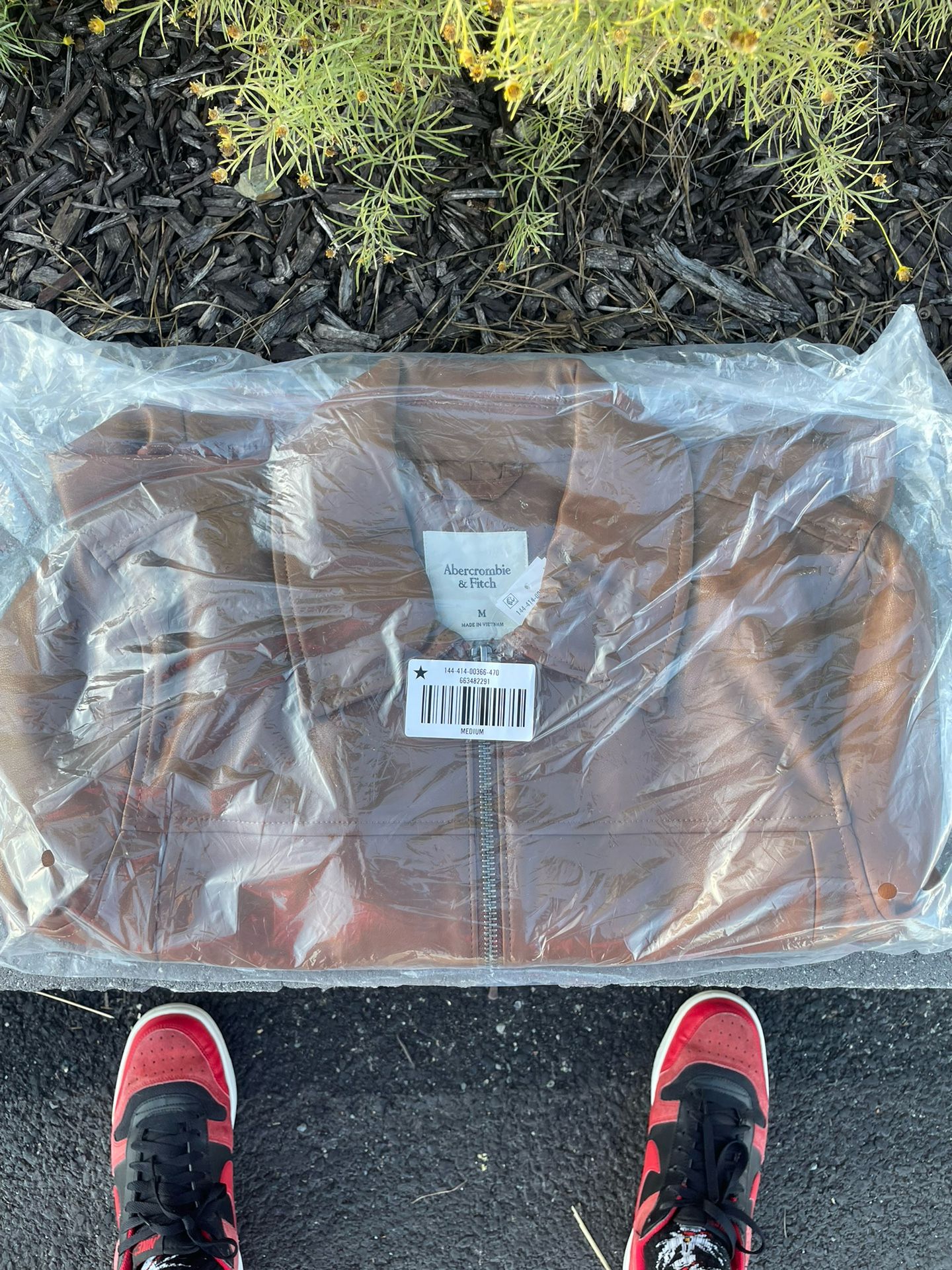 Abercrombie And Fitch Vegan Leather Jacket