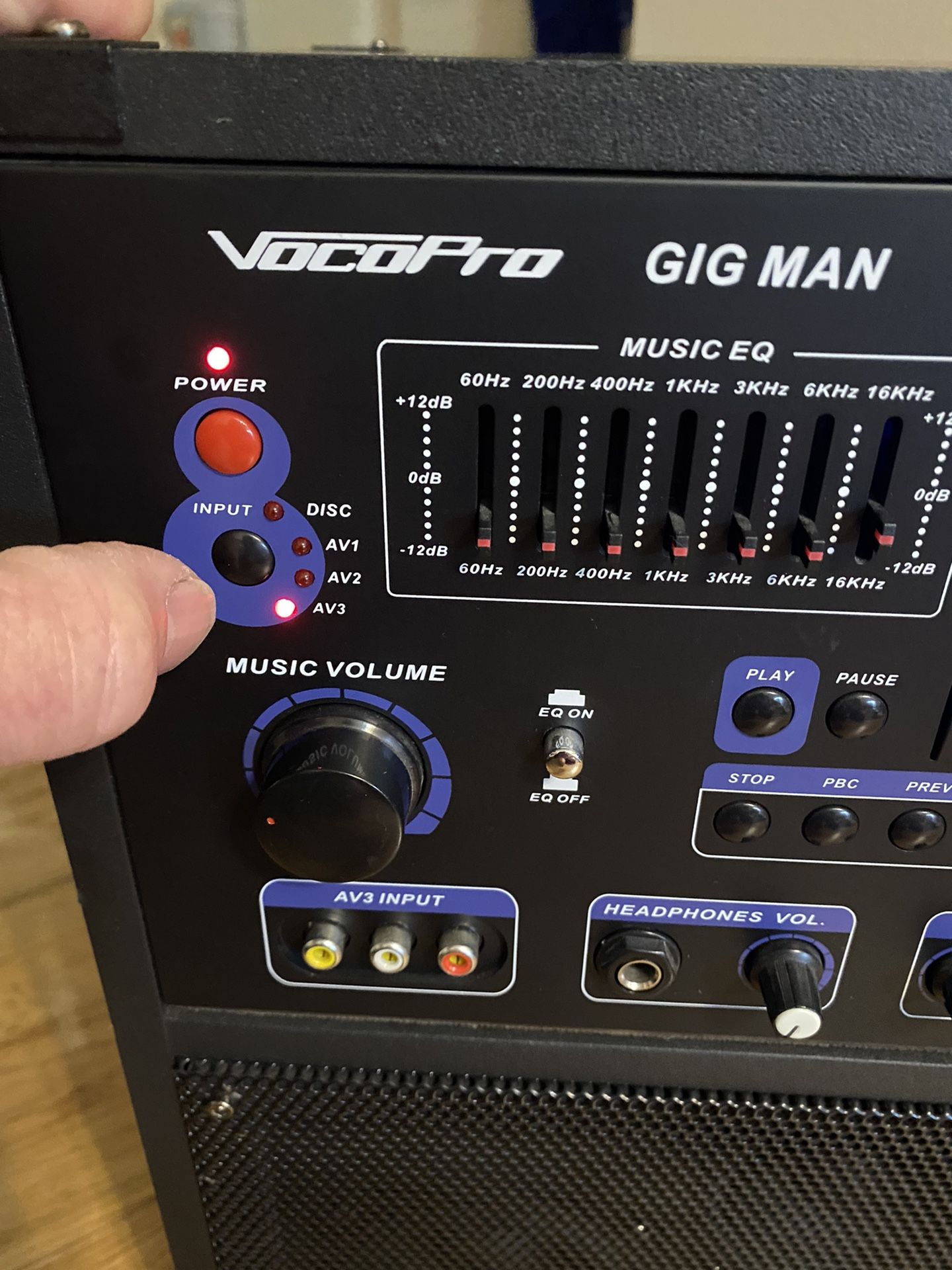 VocoPro Gig Man Karaoke Machine for Sale in Fort Worth, TX OfferUp