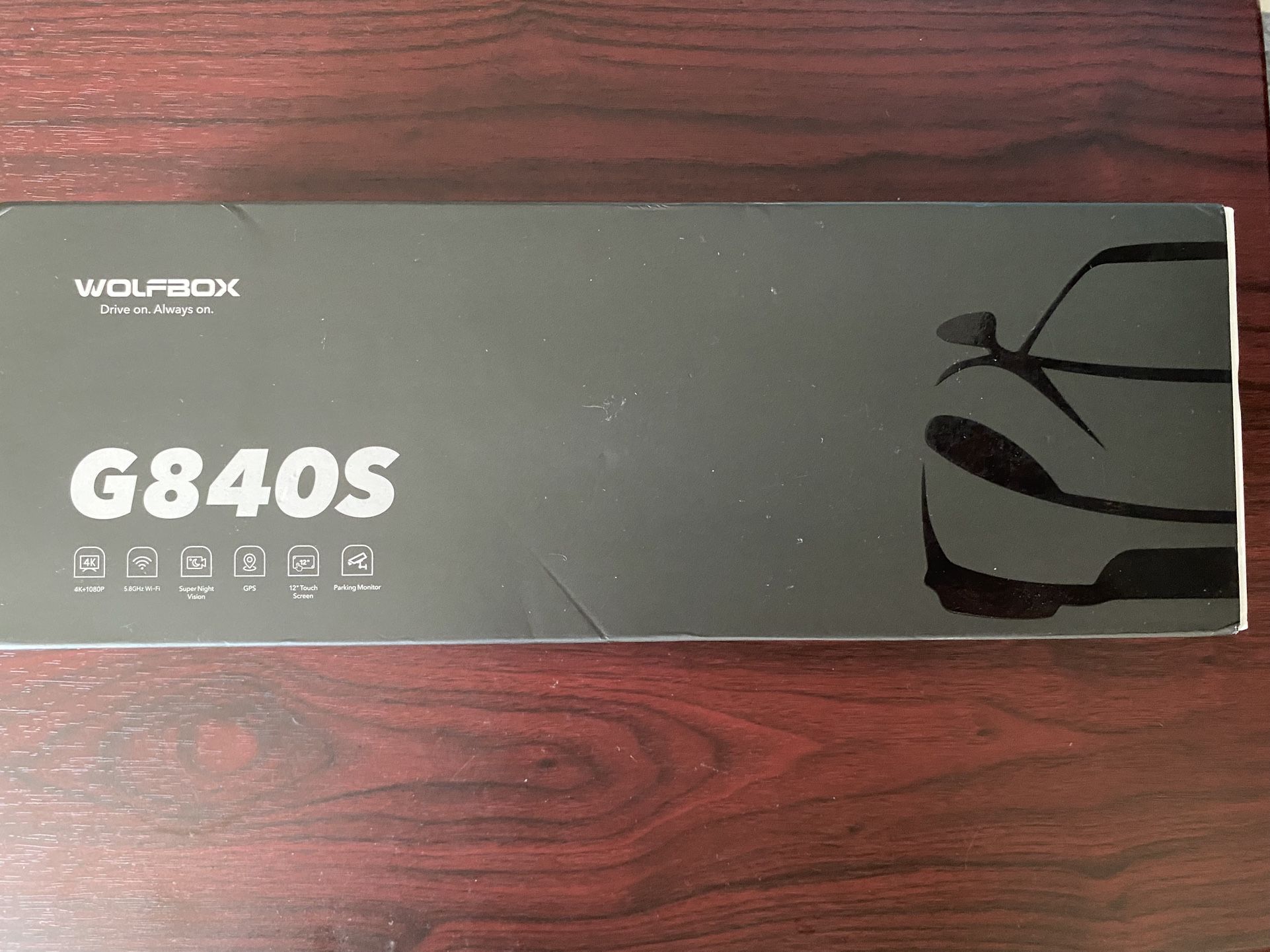 Dashcam (Never Used) With Backup Camera