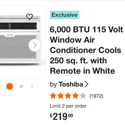 Toshiba Window Air Conditioner 