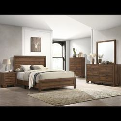 Brand New 4pc Bedroom Set (4 Sizes)