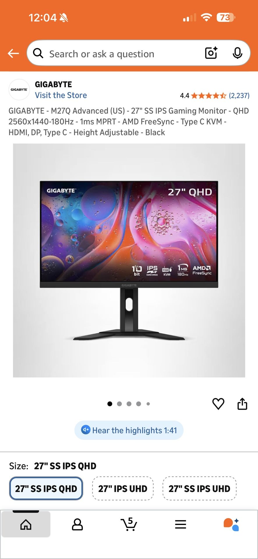 Gaming Monitor 