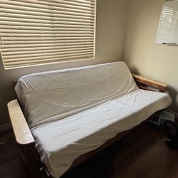 Wooden sofa bed futon