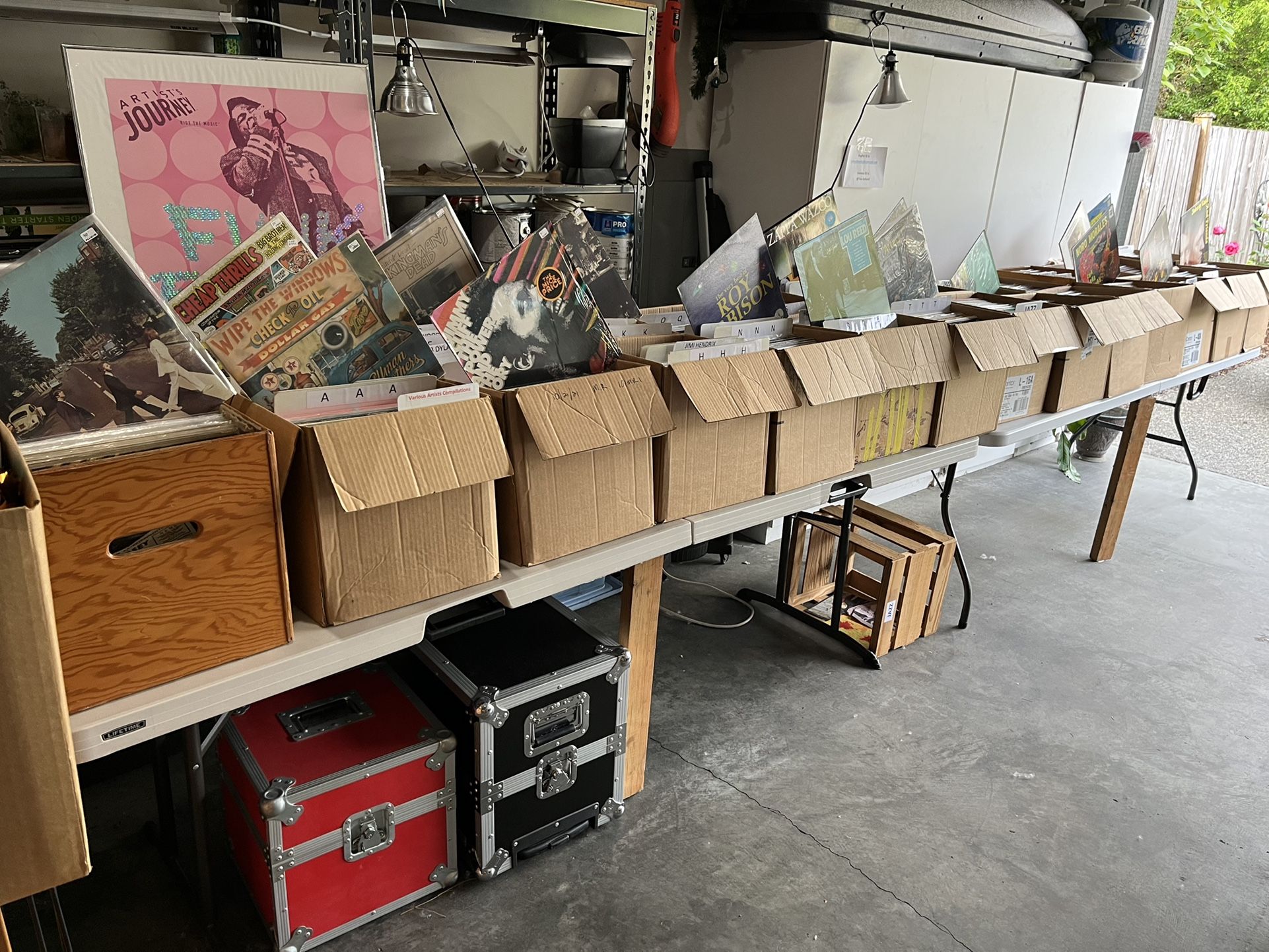 Vinyl Records Only Garage Sale