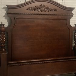 Cherry Wood Bed Frame