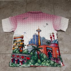 Casablanca Button Sleeve Shirt Silk Fabric Any Colors 