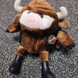 Harley Davidson Plush Bull