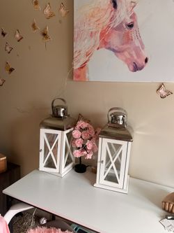 For Sale: Set of Two Decorative Lanterns - Excellent Condition!