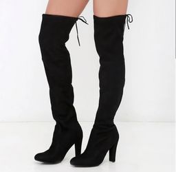 Steve Madden over the knee heel boots
