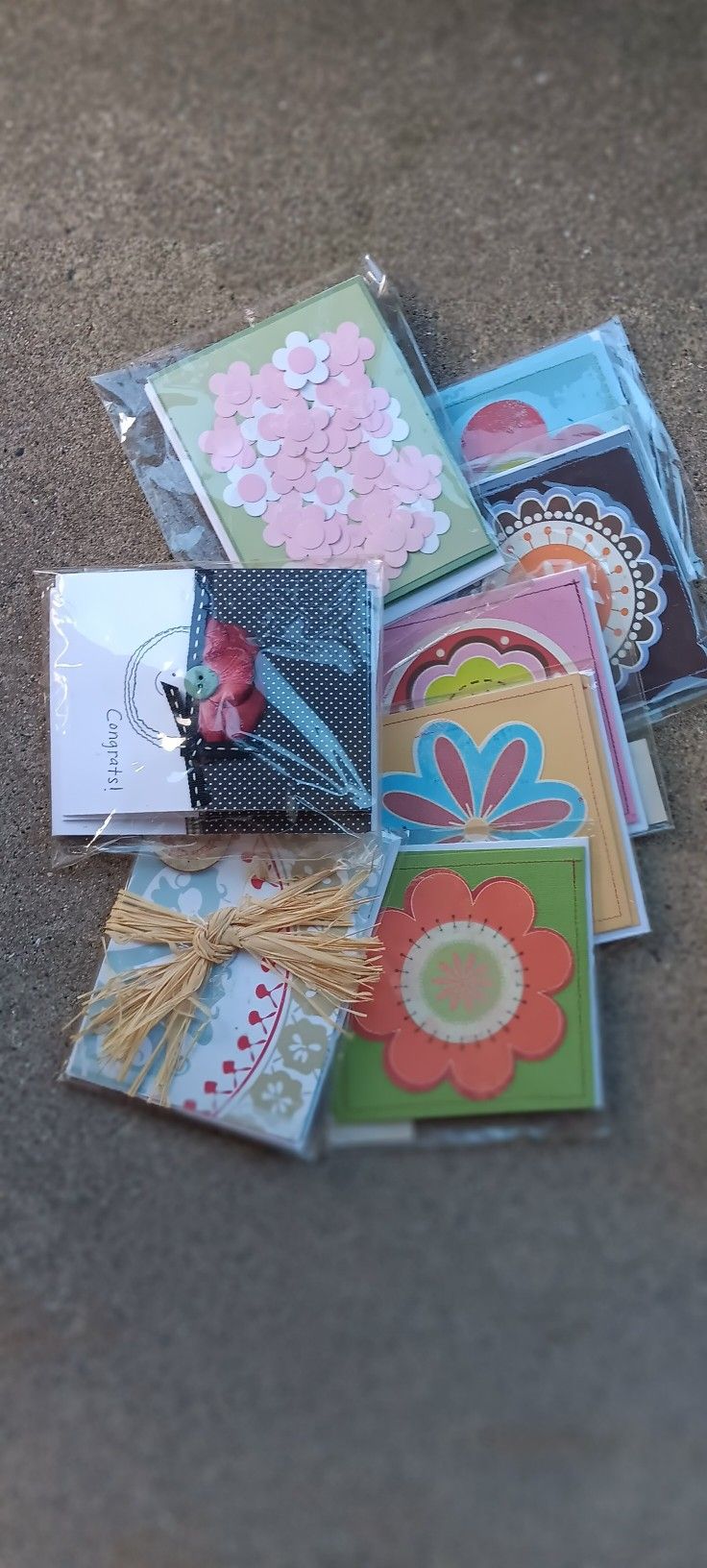 Assorted Notecards In Cellophane