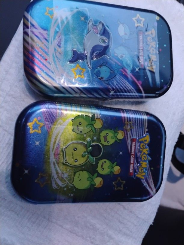 Brand New Pokémon Paldean Fates Mini Tins 22 Each