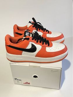 Nike Air Force 1 Low Nike By You Men’s Size 9.5 Orange/White DJ7015-991