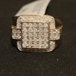 1ct 7.18g 10k Gold Men's Ring $650