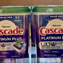 Cascade Platinum Plus - Set of (2) Containers (62ct/each) – $40 – Priced to Sell
