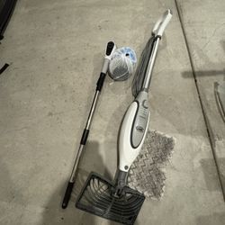 Steam Mop + Electric Spinner Scrub 