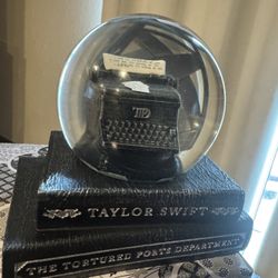 Taylor Swift The Tortured Poets Department Snow globe 