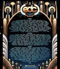 EDC Tickets (3 Tickets Ga )