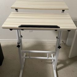 Height Adjustable Sit-Stand Desk 2in1