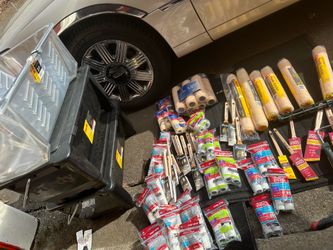 Huge selection of painting tools, most brand new