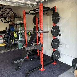 Vesta Fitness HR1000 | Adjustable Bench | 230lb Bumpers Olympic Weight | 7ft Olympic Barbell | Fitness | Gym Equipment | FREE DELIVERY 🚚 