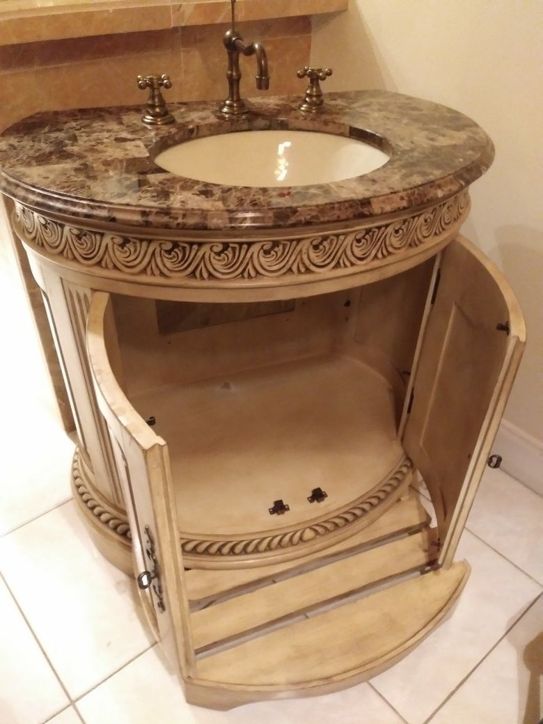 Bathroom vanity and hair product organizer storage with electricity for  Sale in Boynton Beach, FL - OfferUp
