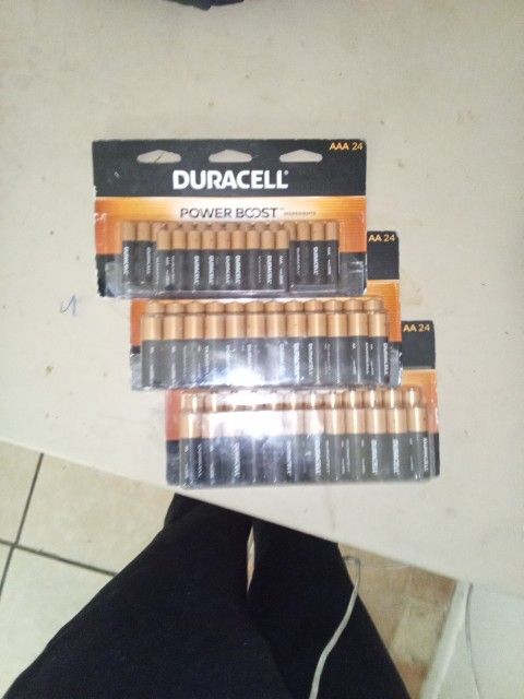 DURACELL AAAx1 & DURACELL AAx2