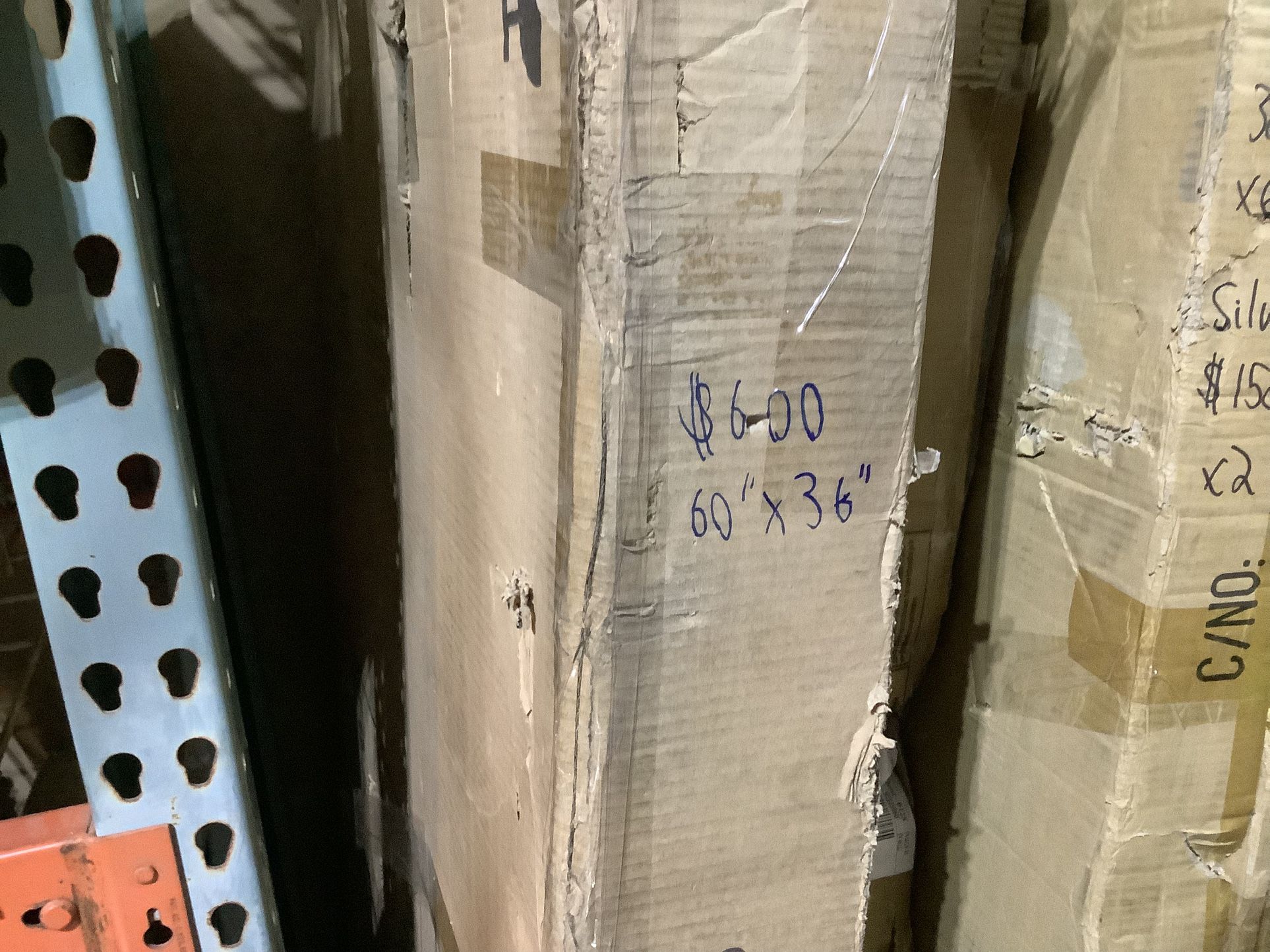 Elegant Lighting Alaric 60 x 36 Modern Rectangular Aluminum Frameless Bathroom Wall Mirror with LED Lighting