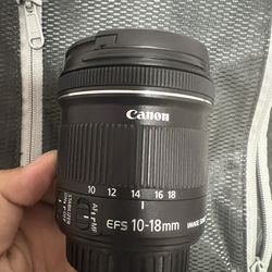 Canon EF-S Lens 10-18mm f/4.5-5.6 IS STM Lens