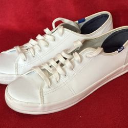 the Keds Women's Kickstart Leather Lace-Up Sneakers SHOES Size 11 ‼️ Like New ‼️