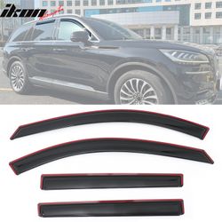 Fits 2020-2025 Lincoln Aviator Window Visors In Channel Sun Rain Guard Deflector 4PC