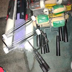 Paint rollers 18",9",4",3"