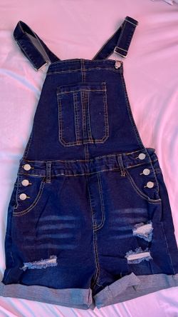 Brand-new blue women’s overalls .