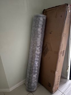 Queen size bed frame and mattress